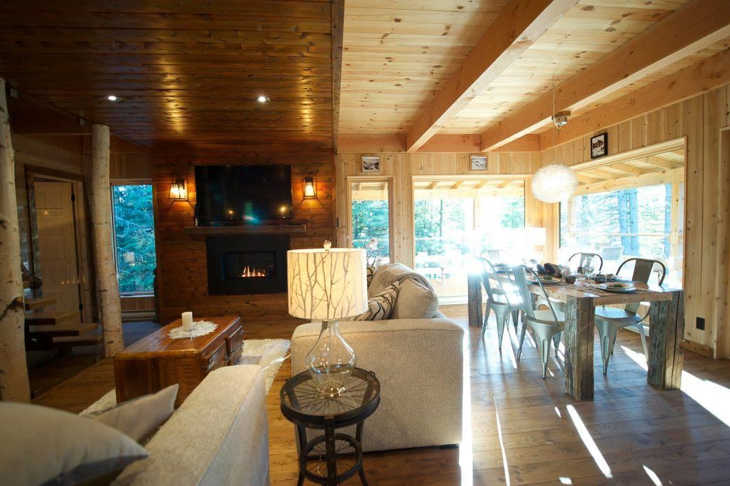 Les Bouleaux - Les Chalets Spa Canada La Malbaie Eksteriør bilde