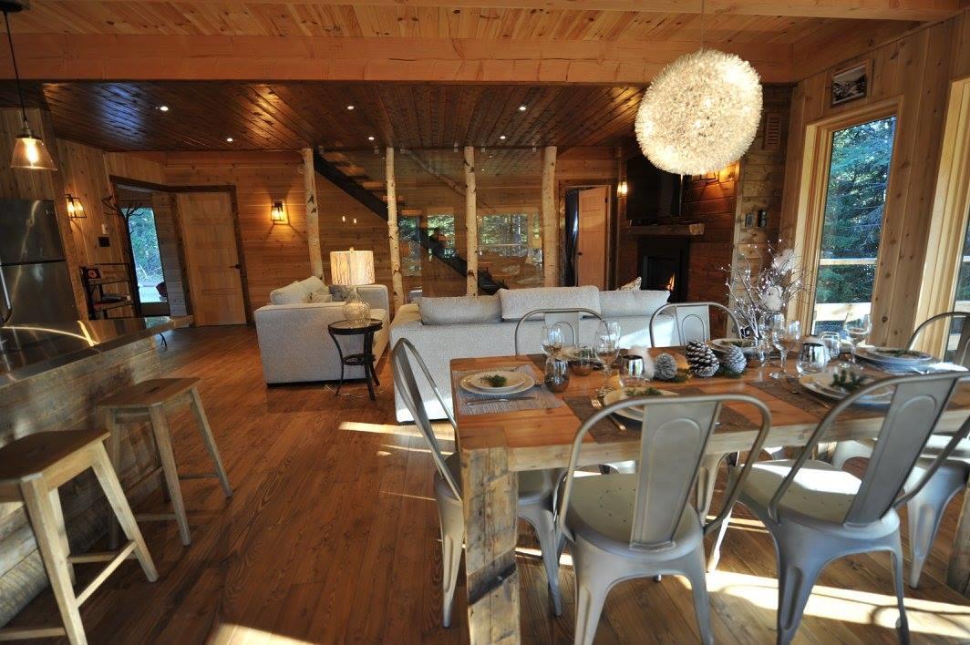 Les Bouleaux - Les Chalets Spa Canada La Malbaie Eksteriør bilde