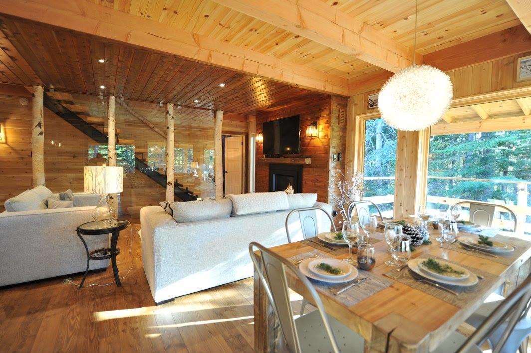 Les Bouleaux - Les Chalets Spa Canada La Malbaie Eksteriør bilde