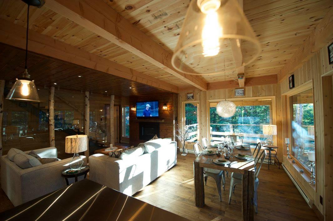 Les Bouleaux - Les Chalets Spa Canada La Malbaie Eksteriør bilde