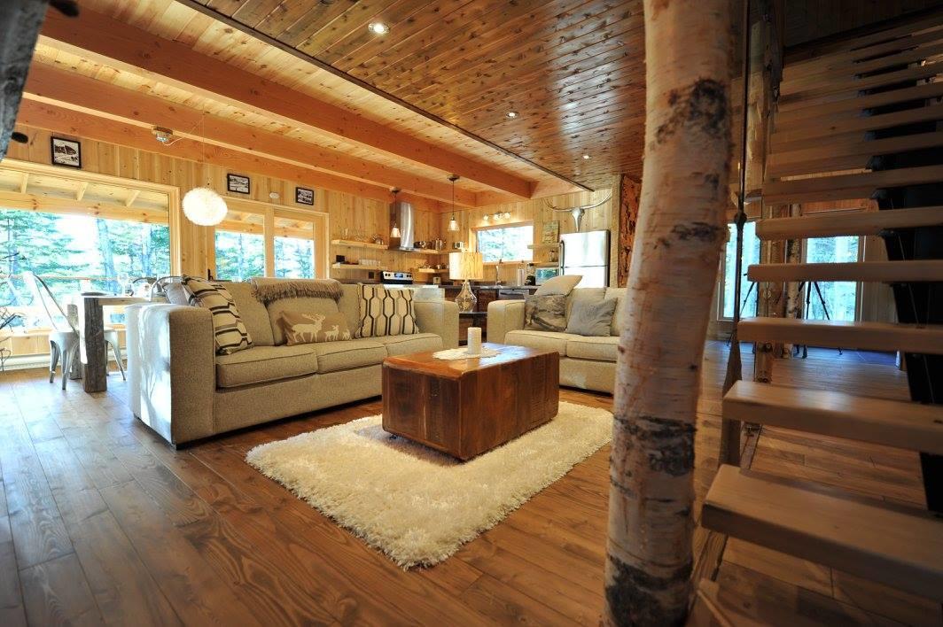 Les Bouleaux - Les Chalets Spa Canada La Malbaie Eksteriør bilde