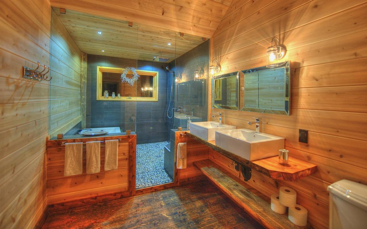 Les Bouleaux - Les Chalets Spa Canada La Malbaie Eksteriør bilde