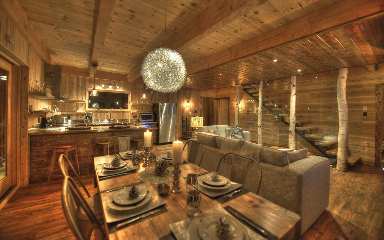 Les Bouleaux - Les Chalets Spa Canada La Malbaie Eksteriør bilde