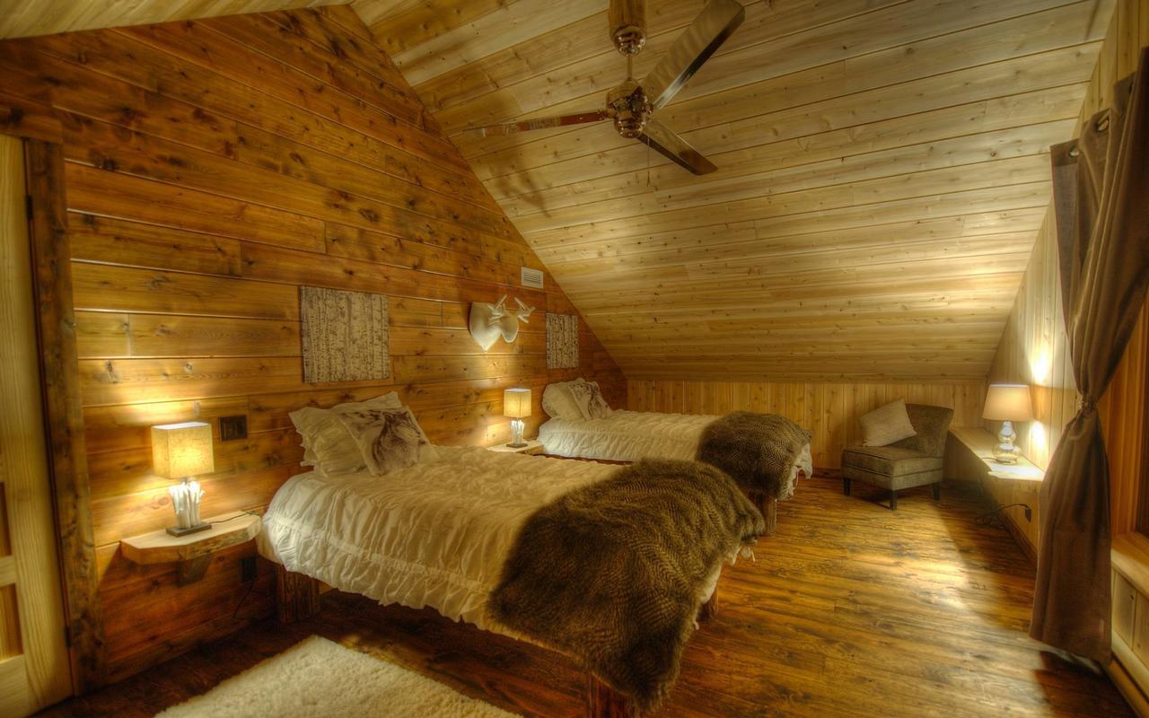 Les Bouleaux - Les Chalets Spa Canada La Malbaie Eksteriør bilde